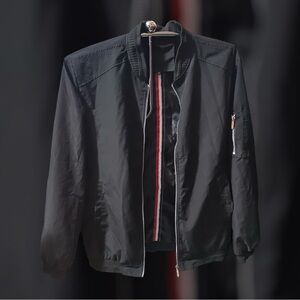 Men's Vogue Classic Black Bomber Jacket
